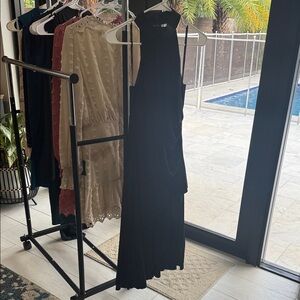 Vince Camuto Black Midi Dress